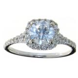 14kt Gold 1.57 ct Round Brilliant Diamond Ring