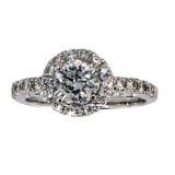 14k Gold 1.55 ct Round Brilliant Diamond Ring