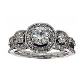 14k Gold 1.82 ct Round Brilliant Diamond Ring