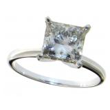 14kt Gold 2.60 ct VS Lab Diamond Ring