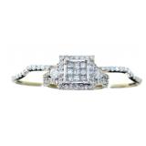 14kt Gold Brilliant 2.50 ct 3 pc Diamond Bridal