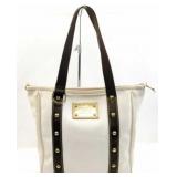 Louis Vuitton Tote Bag Beige Canvas