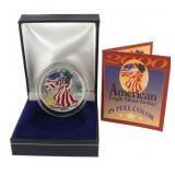 2000 Colorized American Silver Eagle