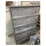 Ashley B211 5 Drawer Chest Damaged - Hole in