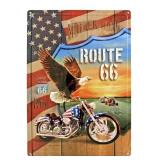 Route 66 Metal Sign