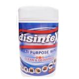 (6) Disinfex 2-1 Multi Purpose Wipes 80ct Each
