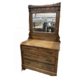 Antique Dresser & Mirror