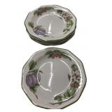 (7) Dessert Plates-Churchill England