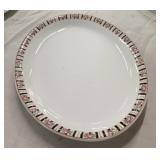 Beautiful Rose Decor Platter