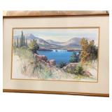 Framed Signed Pen & Ink by Dutch Artist Peter Cox