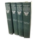 4 Volumes History of the US 1482-1893