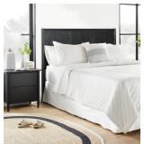 Queen Wood & Cane Magnolia Panel Headboard