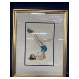 Military Pinup Girl Giclee by Alberta Vargas