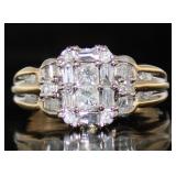 14kt Gold Quality 1.00 ct Diamond Dinner Ring