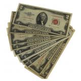 Series 1928 Red Seal $2.00 United States Note