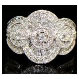 10kt Gold Brilliant 1.00 ct Baguette Diamond Ring