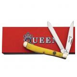 QUEEN QN30Y SLIM TRAPPER YELLOW HANDLE