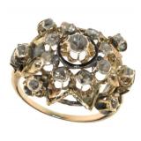 14kt Gold Antique Rose Cut 2/3 ct Diamond Ring