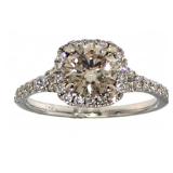 14kt Gold 1.51 ct Round Diamond Ring