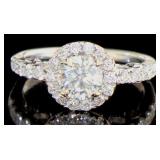 14kt Gold 1.53 ct GIA Round Brilliant Diamond Ring