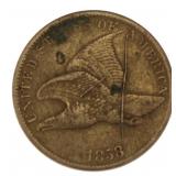 1858 Flying Eagle Copper Cent *Last Year