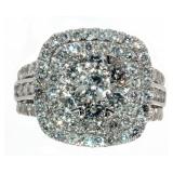 14k Gold 3.00 ct Diamond Cocktail Ring