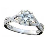 18kt Gold 1.51 ct TACORI VS Lab Diamond Ring