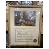 Framed Amazing Grace Hymnal