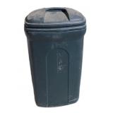 Preowned Huge Garbage Can on Wheels