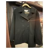 Large Jones New York Pre-Owned Peacoat