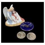 Home Interior, Cobalt Mini Tea Set & Silver