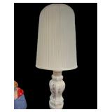 Large Floral Estate Lamp