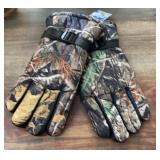Pair Camouflage Lined Gloves