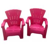 (2) Pink Chairs