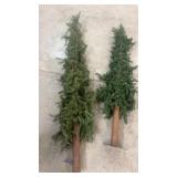 (2) Preowned Christmas Trees