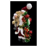 18" Illuminated Santa with Lantern