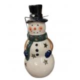 18 " Stoneware Snowman Lantern