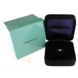 Tiffany & Co. Platinum Diamond Solitaire Ring
