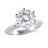 14kt Gold Brilliant 2.02 ct VS Lab Diamond Ring