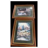 Pair Framed Prints