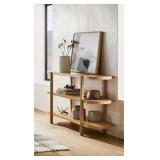 Portals Hills Three-Shelf Horizontal Bookcase