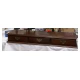 Estate Cherry Finish 3 Drawer Wall Mount Shelf