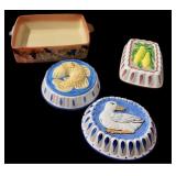 Pottery Casserole & Ceramic Wall Plaques