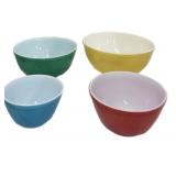 Set of (4) Pyrex Primary Color Bowls