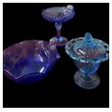 (3) Pc Blue Glass-All Good