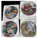 (4) Cat Plates