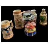 Beer Steins, Musical Clown & More