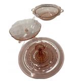 (3) Beautiful Pink Depression-All Good