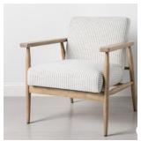 Micro Stripe Upholstered Chair