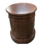 Hammary Georgetown Drum Storage End Table